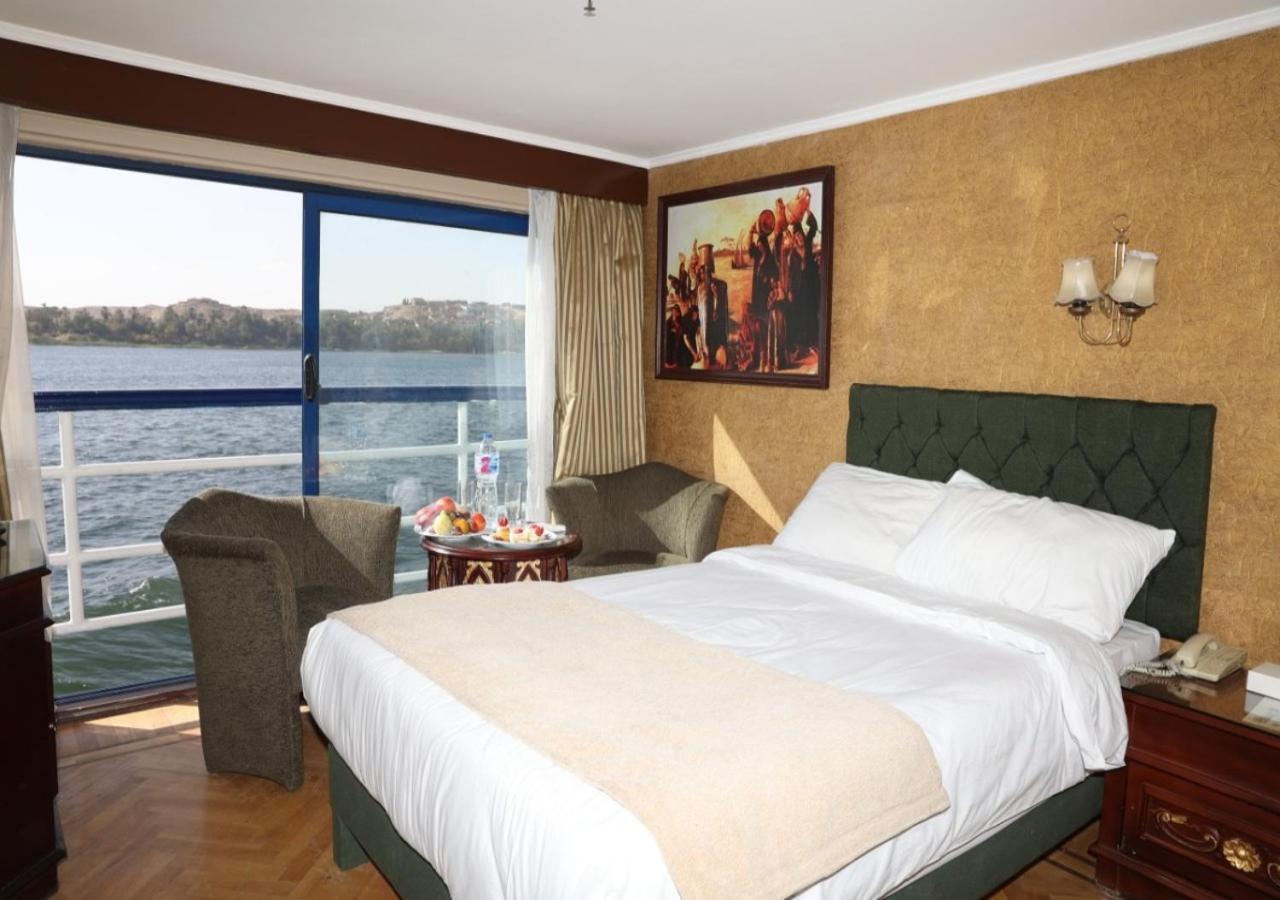 Nile Cruise Al Nabiltan Every Saturday From Luxor 4 Nights & Every Wednesday From Aswan 3 Nights Al Karnak ภายนอก รูปภาพ